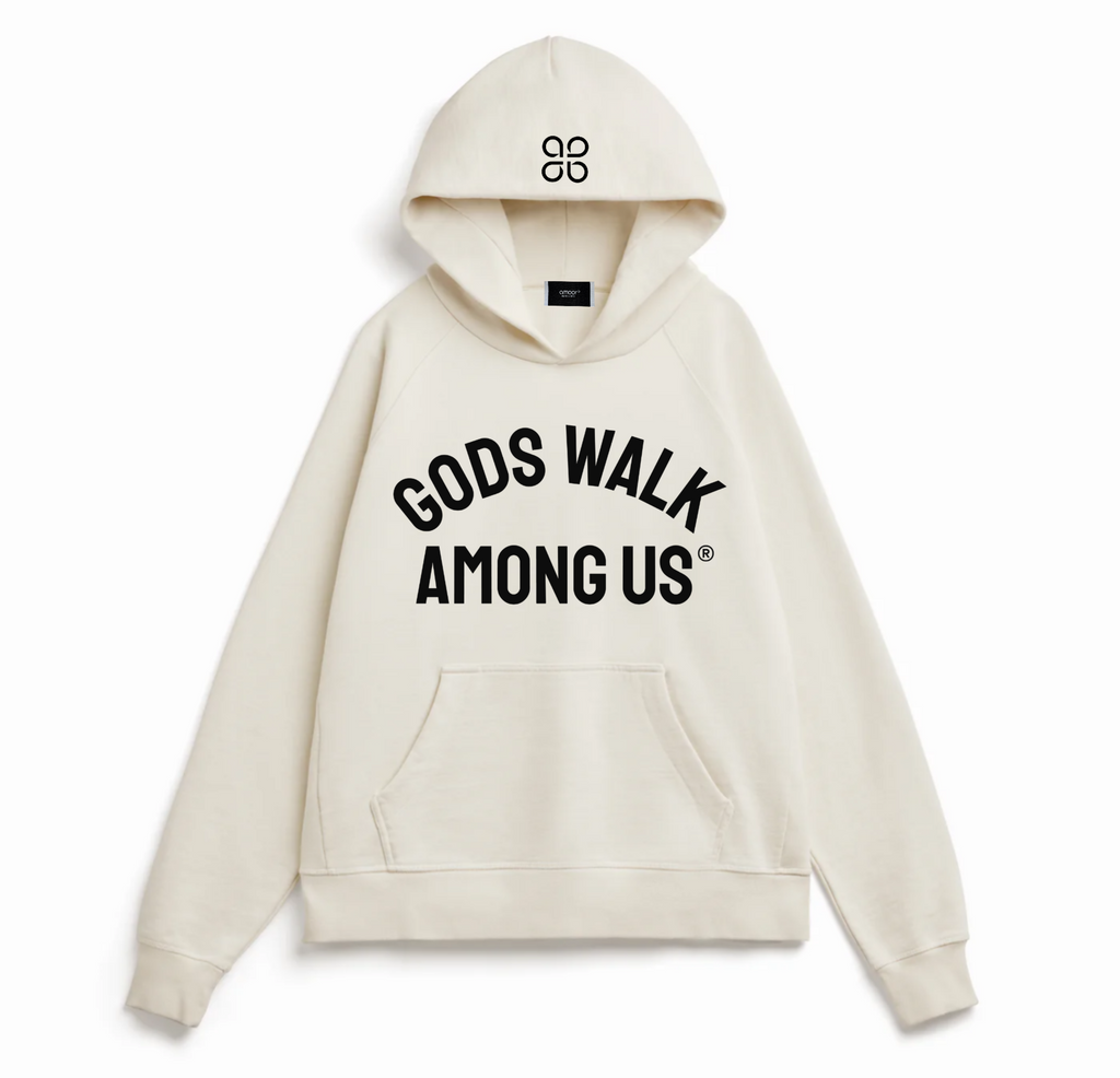 GODS WALK OVERSIZED HOODIE | CREAM