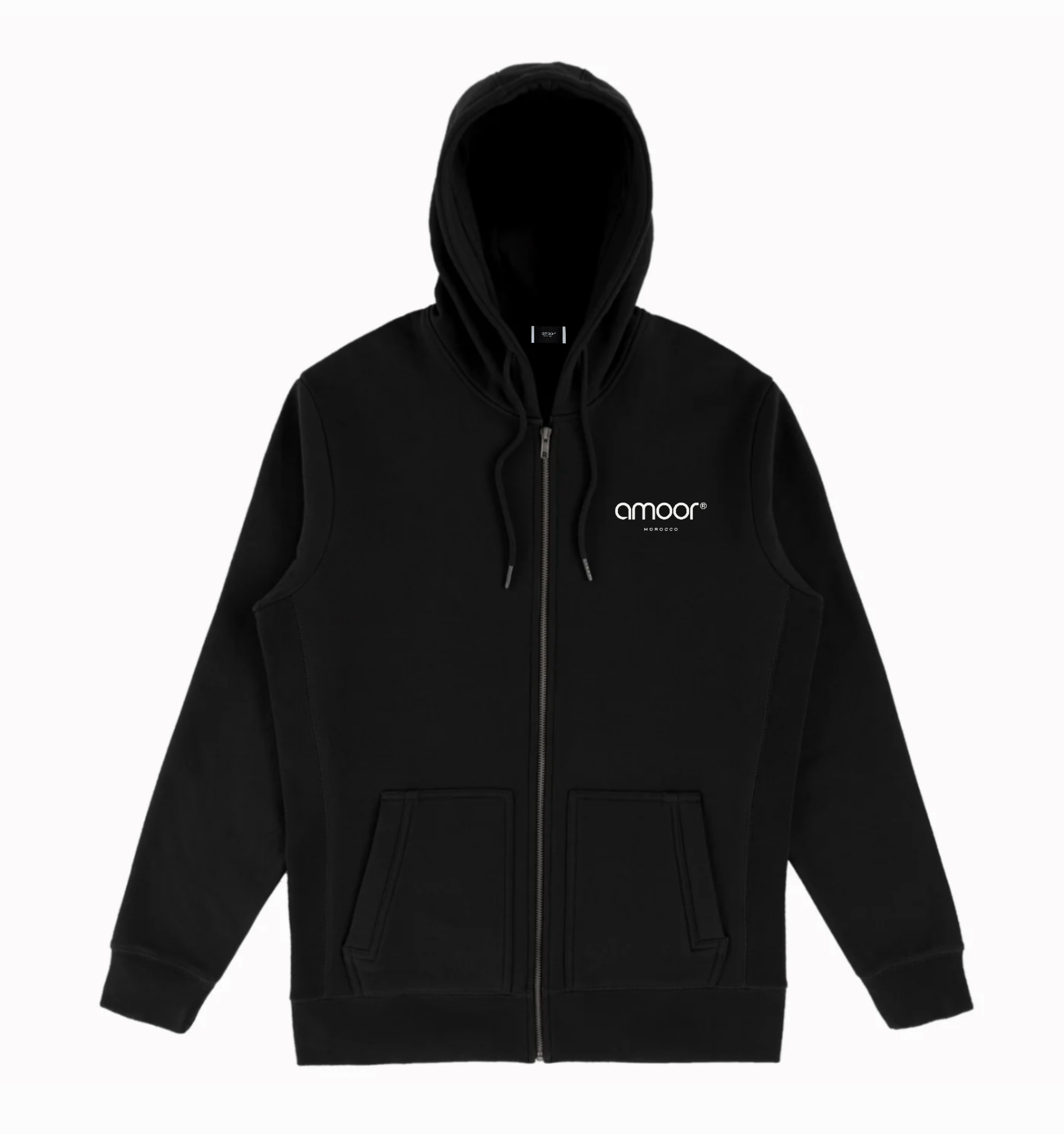AMOOR MOROCCO ZIP UP | MOOR NOIR