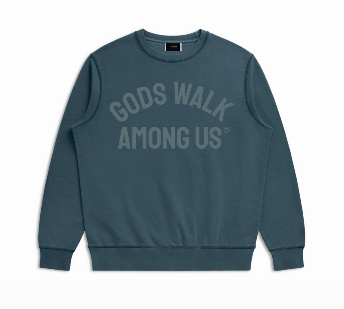GODS WALK ORGANIC VINTAGE SWEATSHIRT | SEAWEED