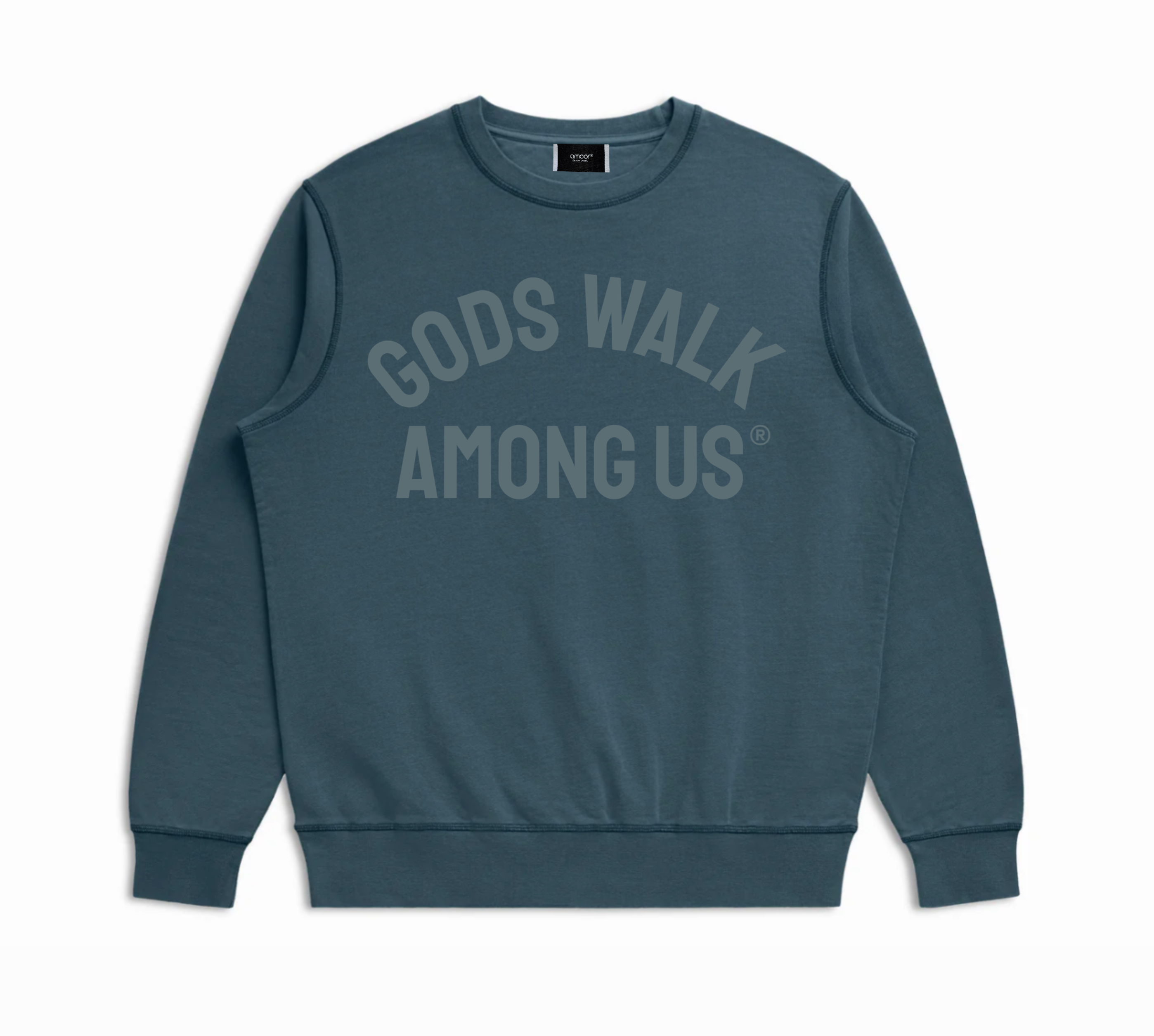 GODS WALK ORGANIC VINTAGE SWEATSHIRT | SEAWEED