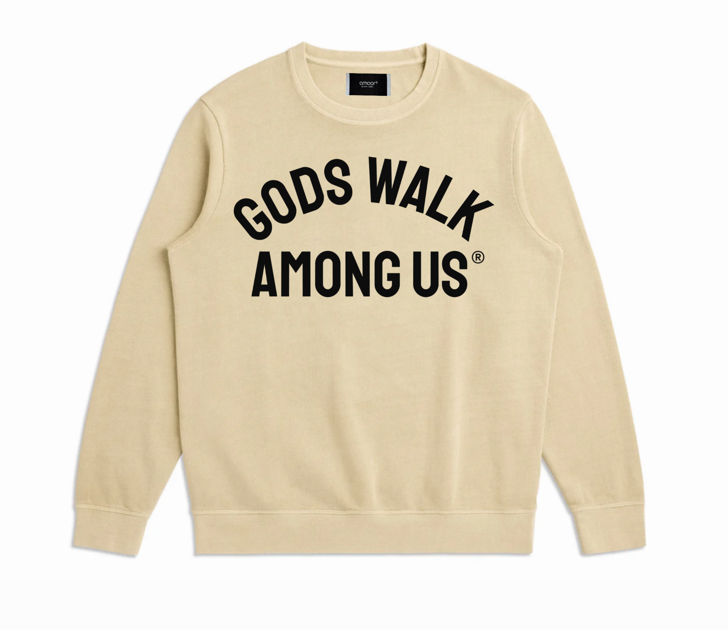 GODS WALK ORGANIC VINTAGE SWEATSHIRT | CÈASER'S GOLD