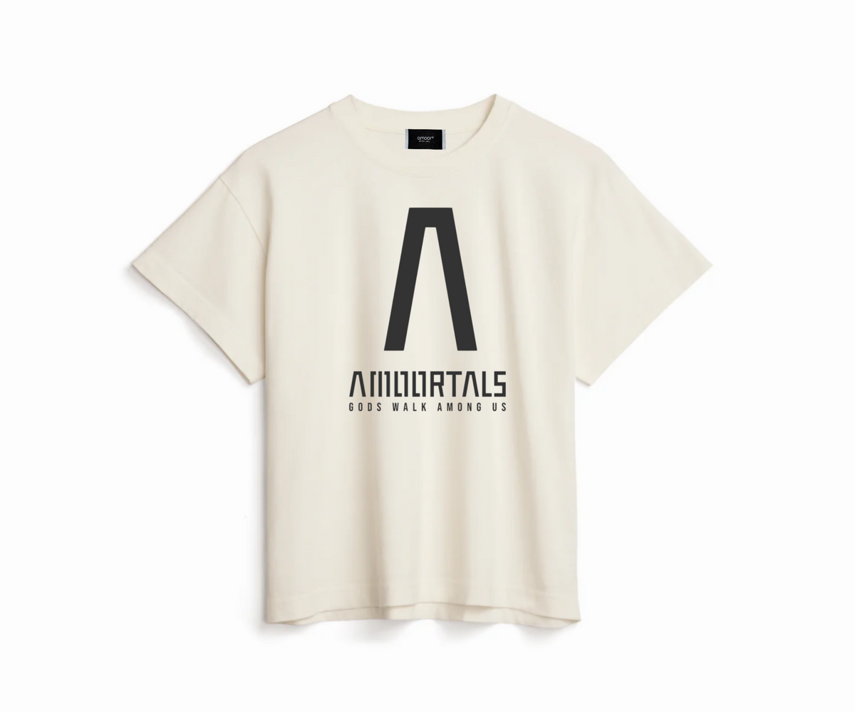AMOORTALS HEAVYWEIGHT T-SHIRT | PEARL