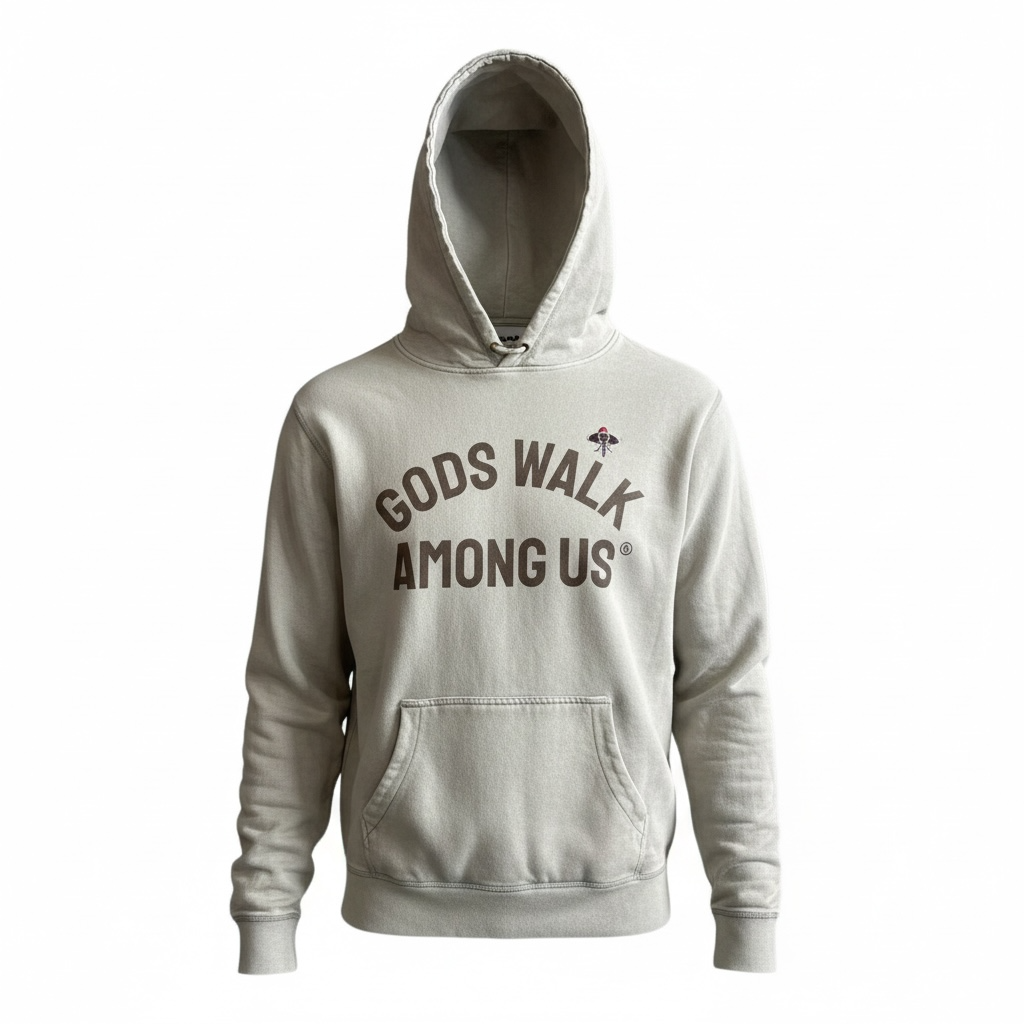 Gods Walk Vintage Hoodie | Green