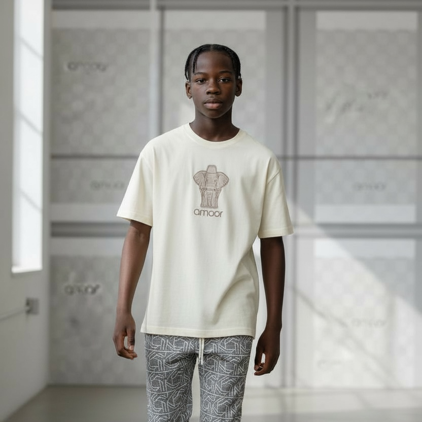 MI Amoor Signature Check Tee