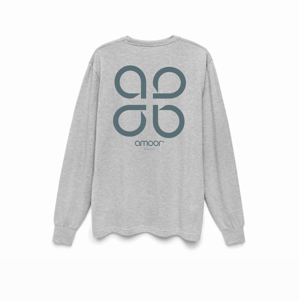 GODS WALK SUPIMA LONG SLEEVE | STORM GREY